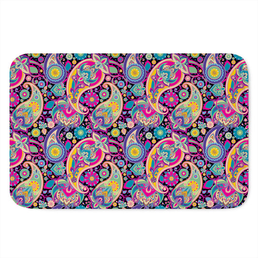 Bohemian Paisley Pattern Print Indoor Door Mat
