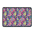 Bohemian Paisley Pattern Print Kitchen Mat