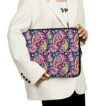 Bohemian Paisley Pattern Print Laptop Sleeve