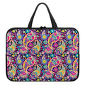 Bohemian Paisley Pattern Print Laptop Sleeve With Handle