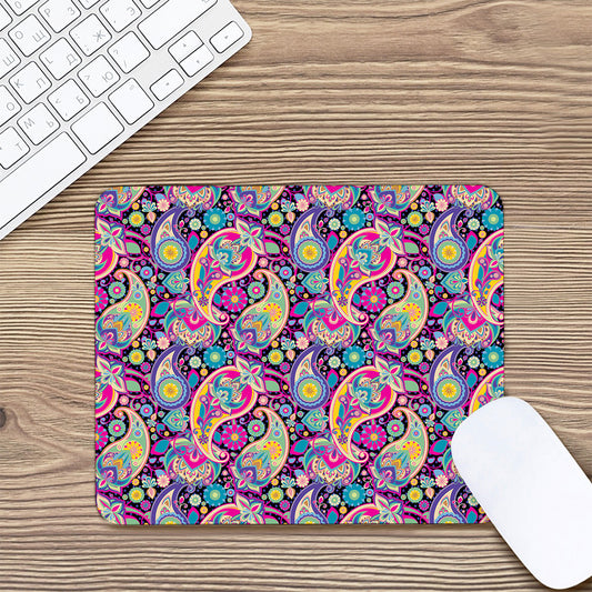 Bohemian Paisley Pattern Print Mouse Pad