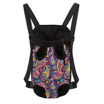 Bohemian Paisley Pattern Print Pet Carrier Backpack
