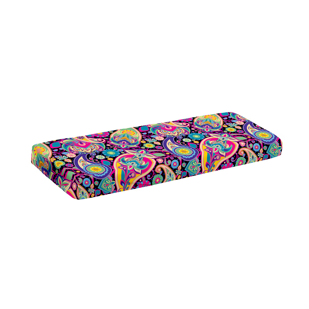 Bohemian Paisley Pattern Print Piano Keyboard Cover