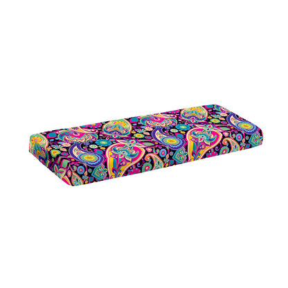 Bohemian Paisley Pattern Print Piano Keyboard Cover