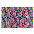 Bohemian Paisley Pattern Print Placemat