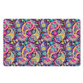 Bohemian Paisley Pattern Print Polyester Doormat