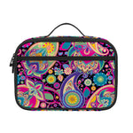 Bohemian Paisley Pattern Print Portable Lunch Bag