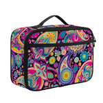 Bohemian Paisley Pattern Print Portable Lunch Bag