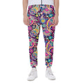 Bohemian Paisley Pattern Print Joggers