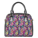 Bohemian Paisley Pattern Print Shoulder Handbag