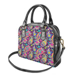 Bohemian Paisley Pattern Print Shoulder Handbag
