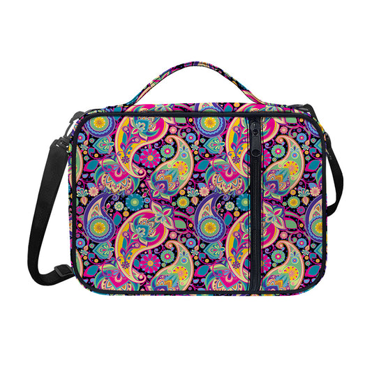 Bohemian Paisley Pattern Print Shoulder Strap Bible Bag