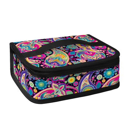 Bohemian Paisley Pattern Print Small Lunch Bag