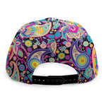 Bohemian Paisley Pattern Print Snapback Cap