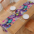 Bohemian Paisley Pattern Print Table Runner