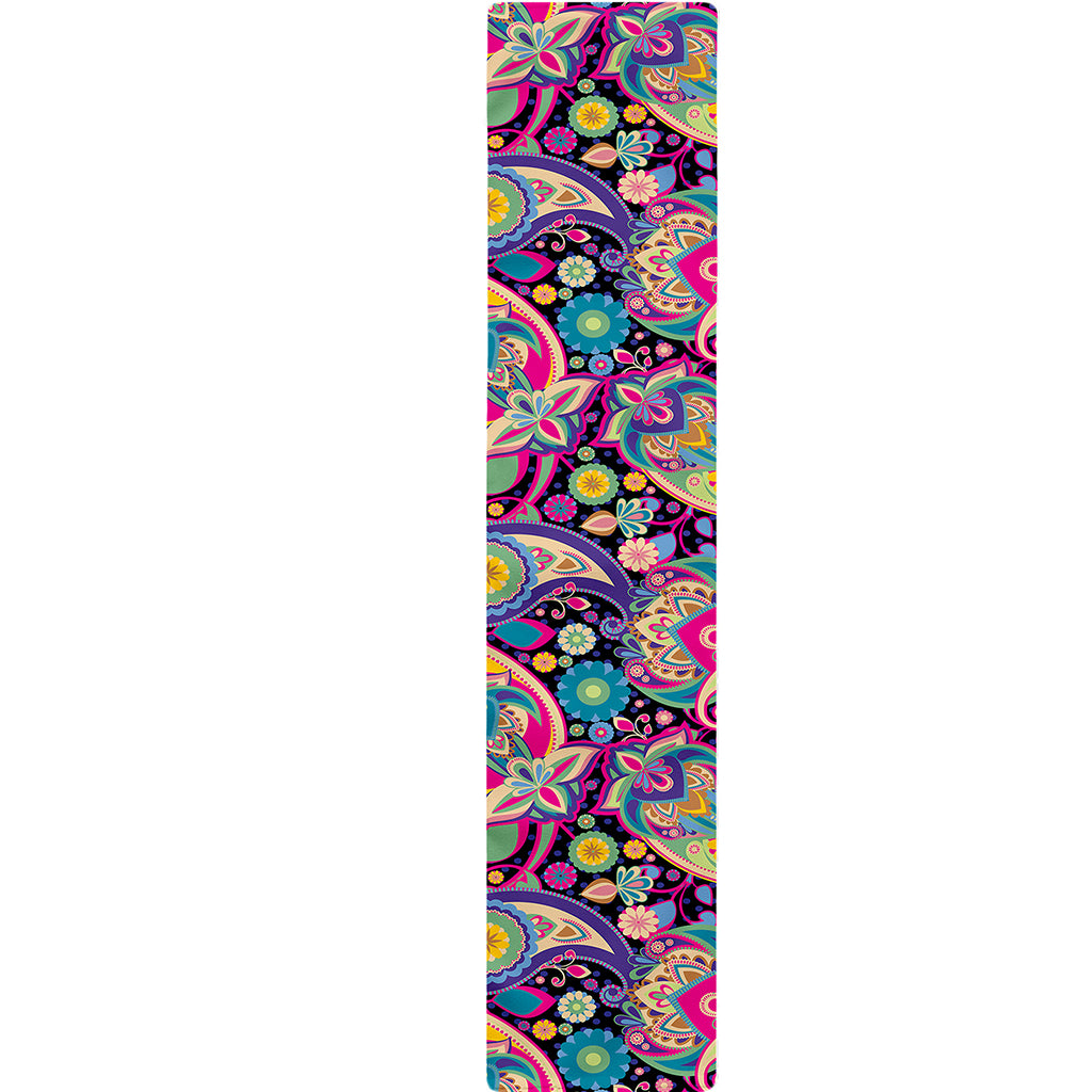 Bohemian Paisley Pattern Print Table Runner