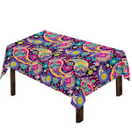 Bohemian Paisley Pattern Print Tablecloth