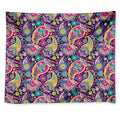 Bohemian Paisley Pattern Print Tapestry