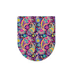 Bohemian Paisley Pattern Print Toilet Lid Cover