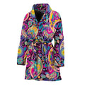 Bohemian Paisley Pattern Print Women's Bathrobe