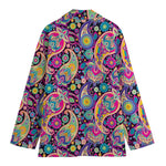 Bohemian Paisley Pattern Print Women's Blazer