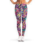Bohemian Paisley Pattern Print Women's Leggings
