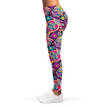 Bohemian Paisley Pattern Print Women's Leggings