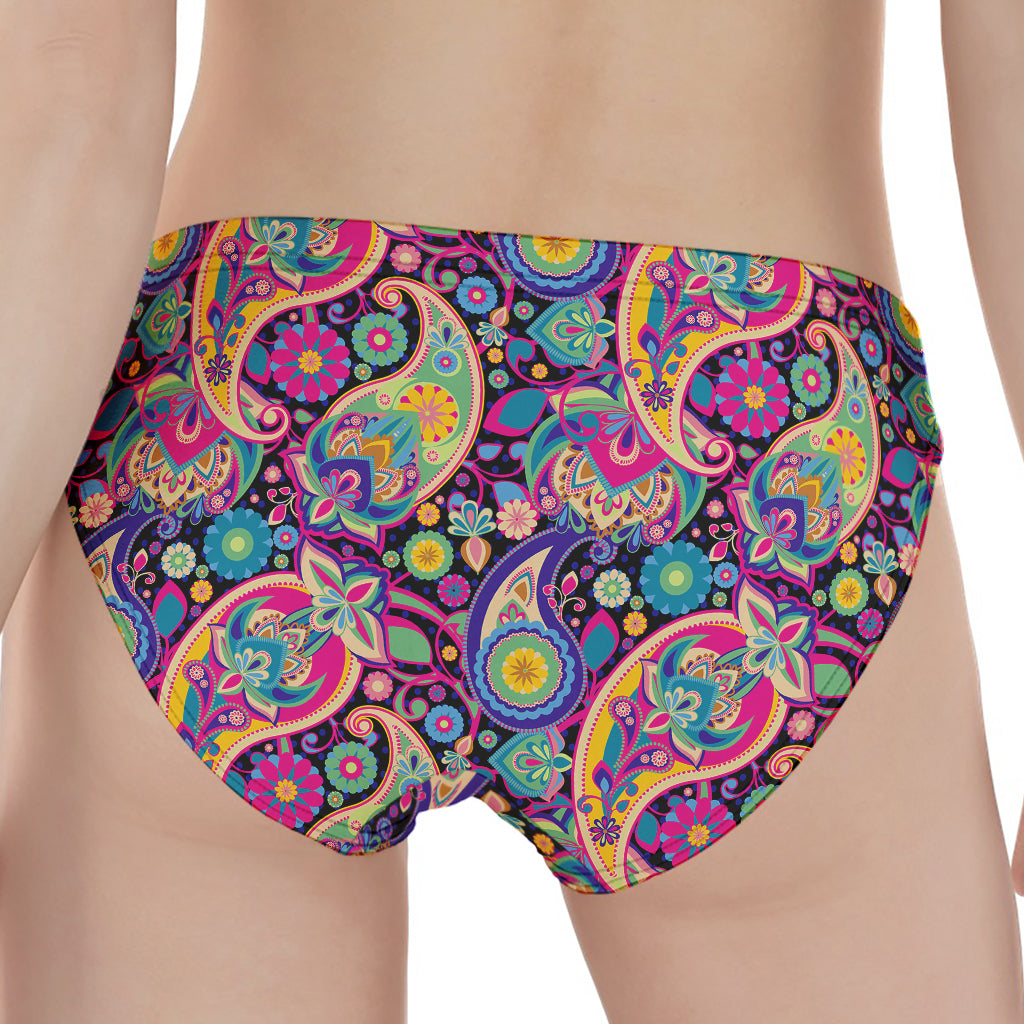 Bohemian Paisley Pattern Print Women's Panties