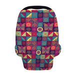 Bohemian Patchwork Pattern Print Baby Seat Cover