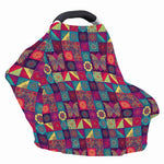 Bohemian Patchwork Pattern Print Baby Seat Cover
