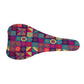 Bohemian Patchwork Pattern Print Bicycle Seat Cover