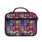 Bohemian Patchwork Pattern Print Briefcase Bible Bag