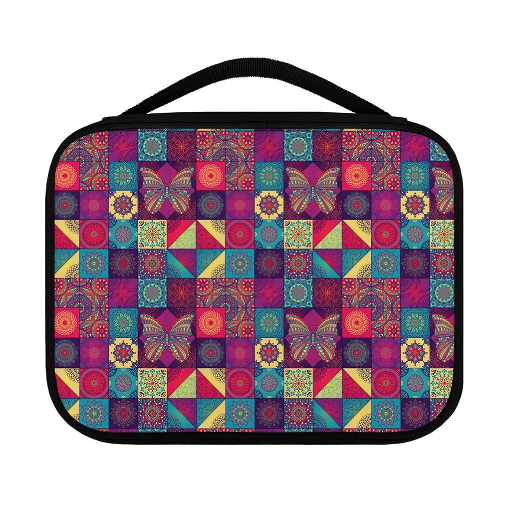 Bohemian Patchwork Pattern Print Classic Bible Case