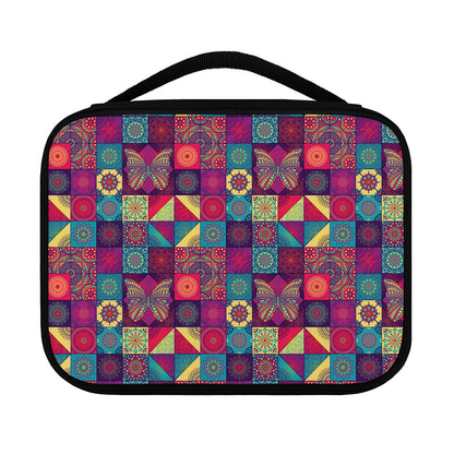 Bohemian Patchwork Pattern Print Classic Bible Case