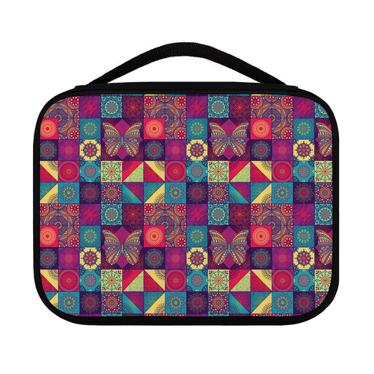 Bohemian Patchwork Pattern Print Classic Bible Case