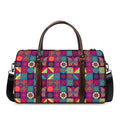 Bohemian Patchwork Pattern Print Duffel Bag