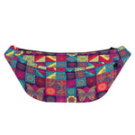 Bohemian Patchwork Pattern Print Fanny Pack
