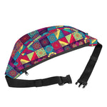 Bohemian Patchwork Pattern Print Fanny Pack