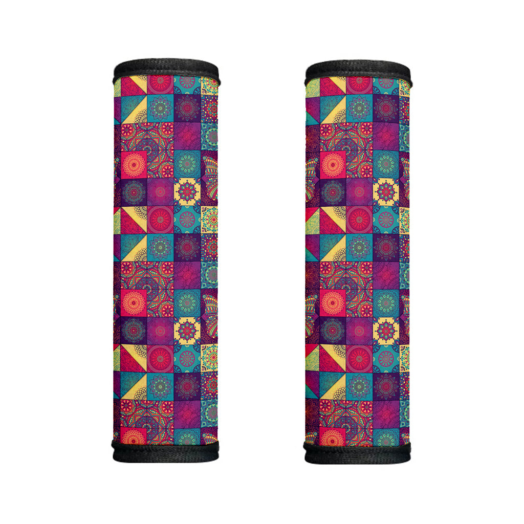 Bohemian Patchwork Pattern Print Handle Covers