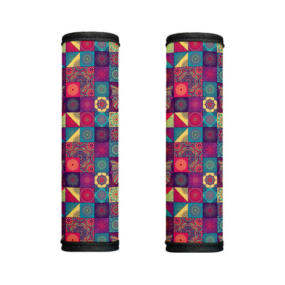 Bohemian Patchwork Pattern Print Handle Covers