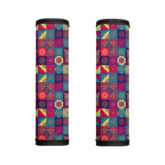 Bohemian Patchwork Pattern Print Handle Covers