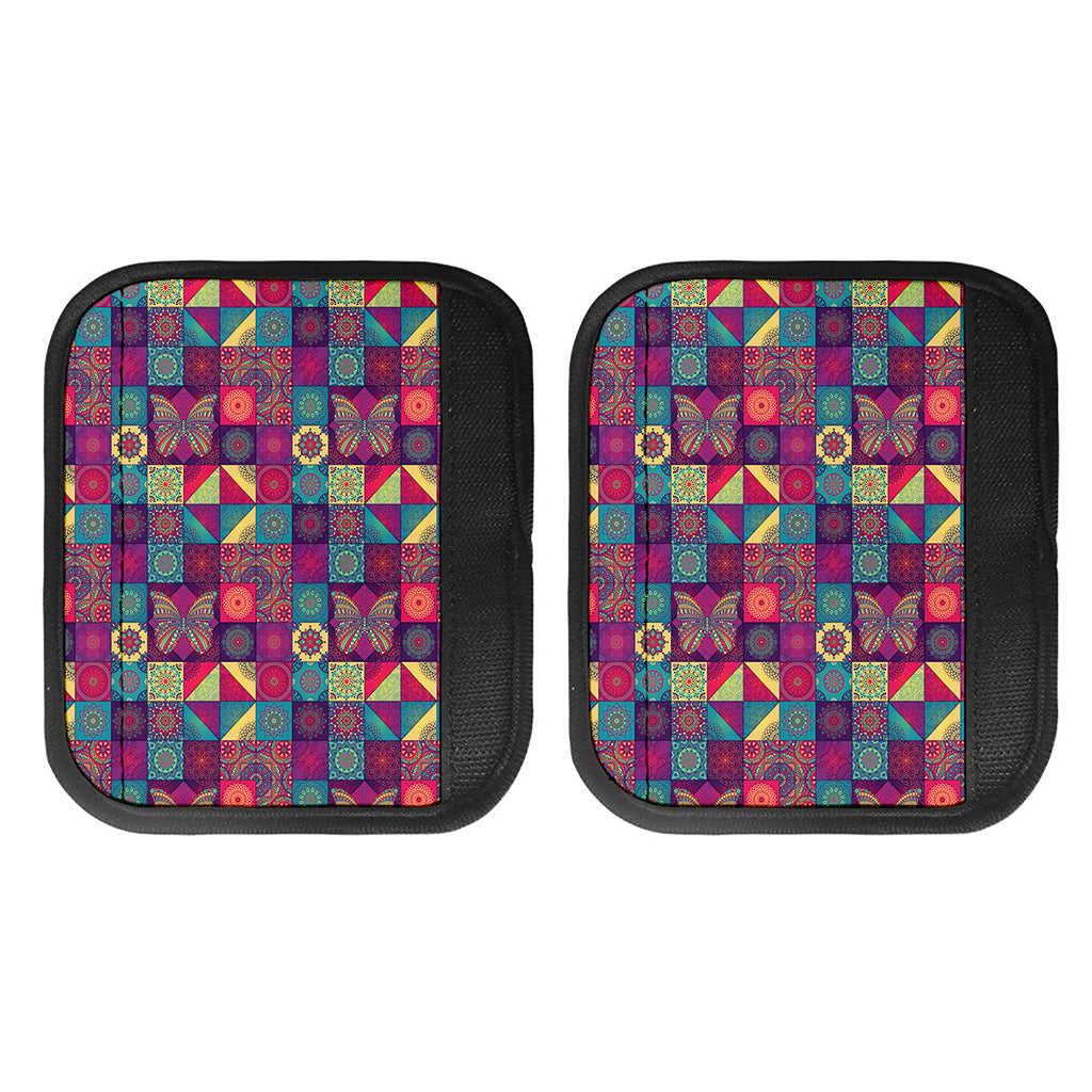 Bohemian Patchwork Pattern Print Handle Covers