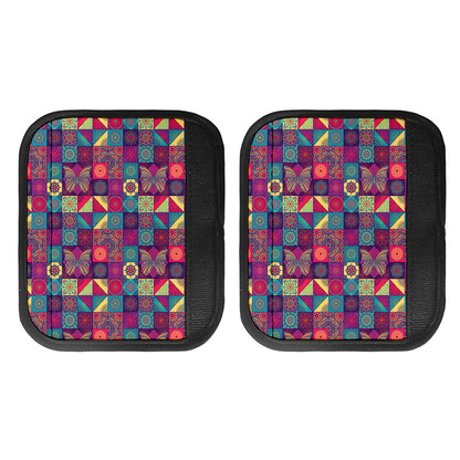 Bohemian Patchwork Pattern Print Handle Covers