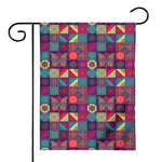Bohemian Patchwork Pattern Print House Flag