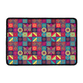 Bohemian Patchwork Pattern Print Kitchen Mat