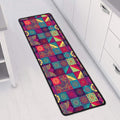Bohemian Patchwork Pattern Print Long Kitchen Mat