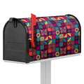 Bohemian Patchwork Pattern Print Mailbox Cover
