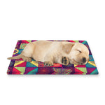 Bohemian Patchwork Pattern Print Pet Cooling Mat Cover