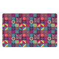 Bohemian Patchwork Pattern Print Polyester Doormat