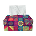 Bohemian Patchwork Pattern Print Rectangle Tissue Box Cover